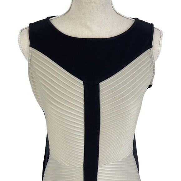 Dressbarn Collection Womens Sleeveless Pullover Two Tone Party Career Dress 8 - Picture 3 of 10